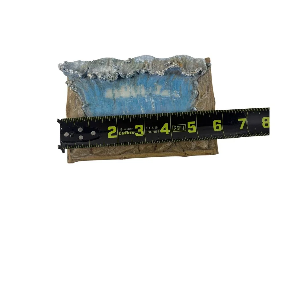 Village Surfin Safari Soap Dish Unisex OS Blue Good Ocean Wave 3D Resin 86646